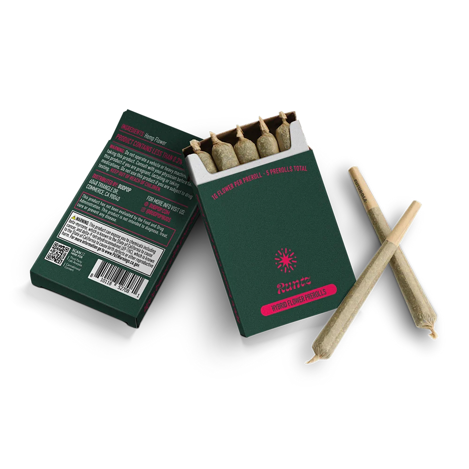 BudPop THCA Pre-Roll – Runtz