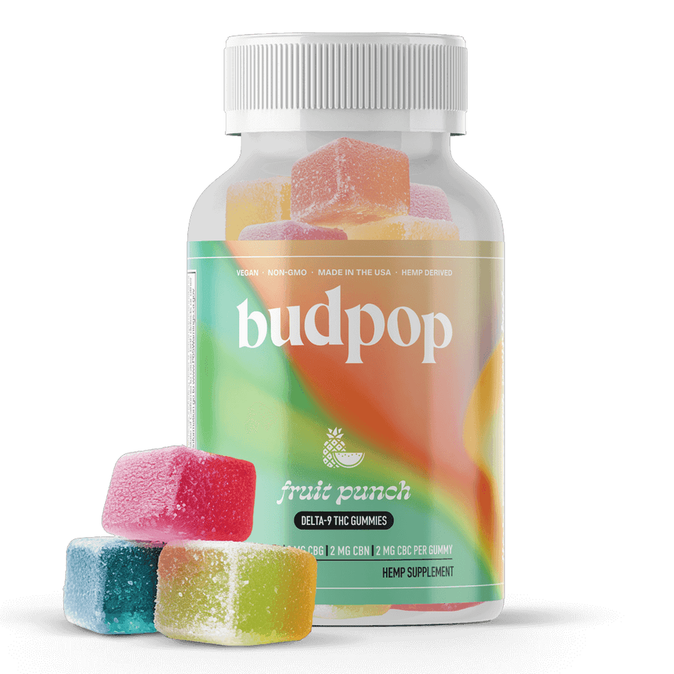 BudPop Fruit Punch D9 Gummies