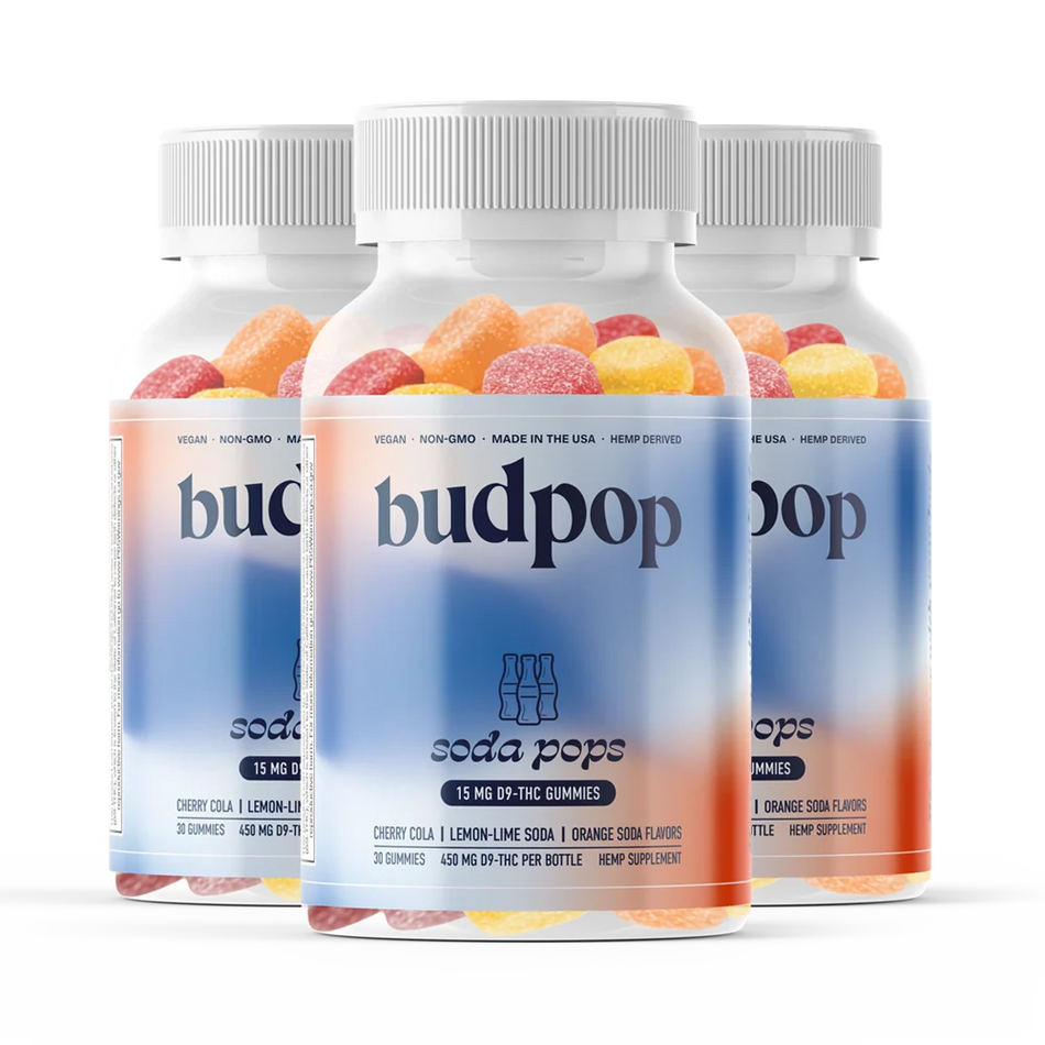 BudPop Soda Pops D9 Gummies