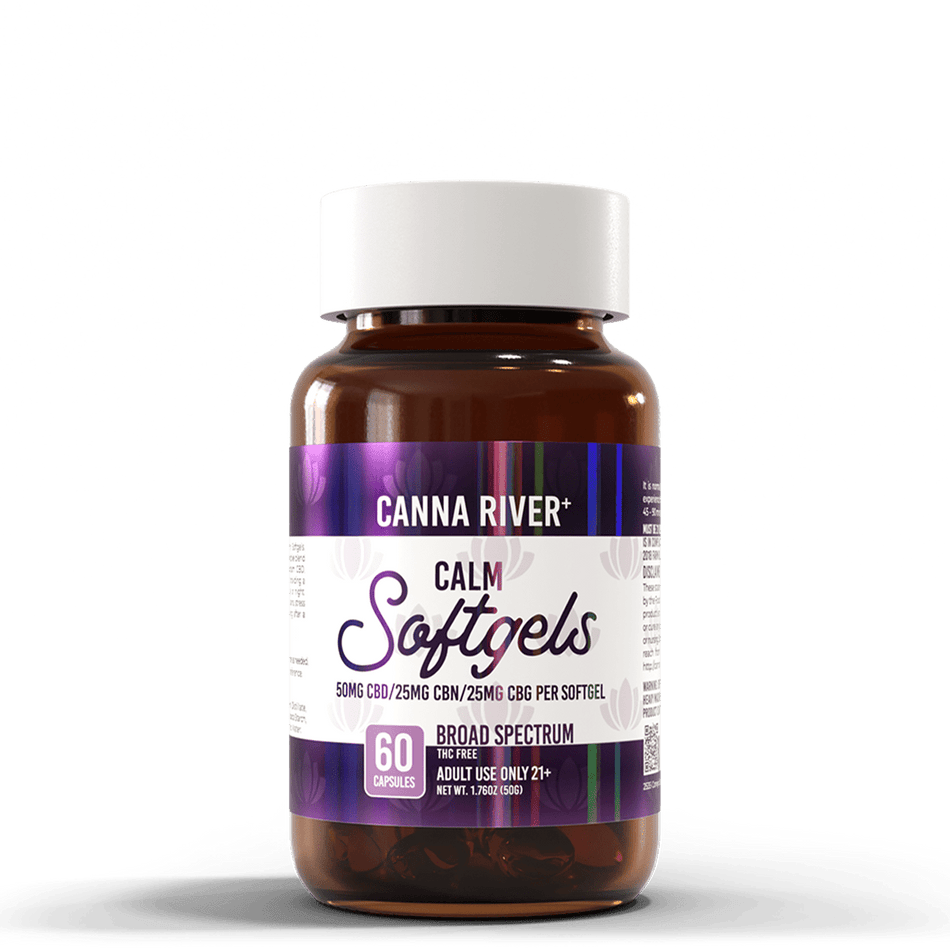 Canna River CBD Calm Softgels