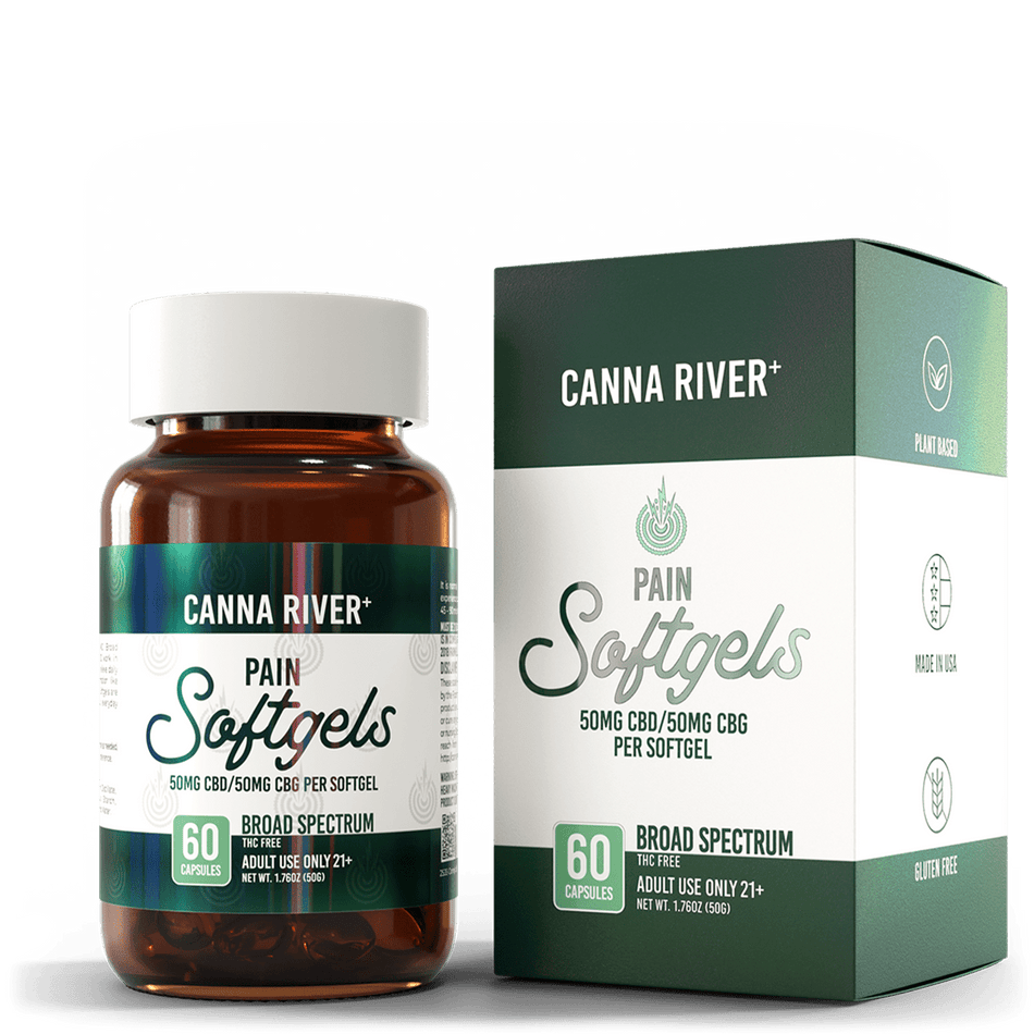 Canna River CBD Pain Softgels