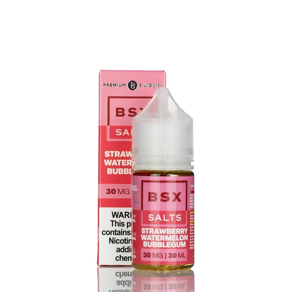 Glas Basix Salt Nic - Strawberry Watermelon Bubblegum - 30ml Best Sales Price - eJuice