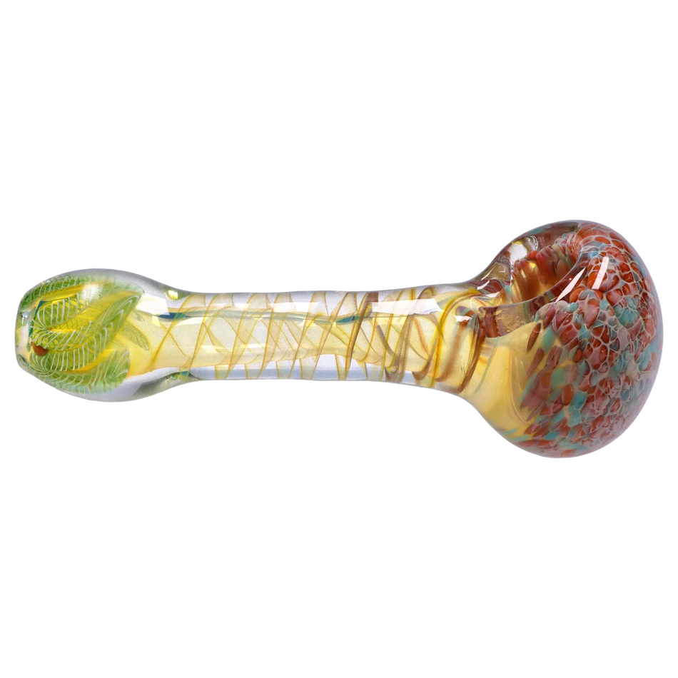 Dankstop Twisting Frit Spoon Pipe - 3 in.