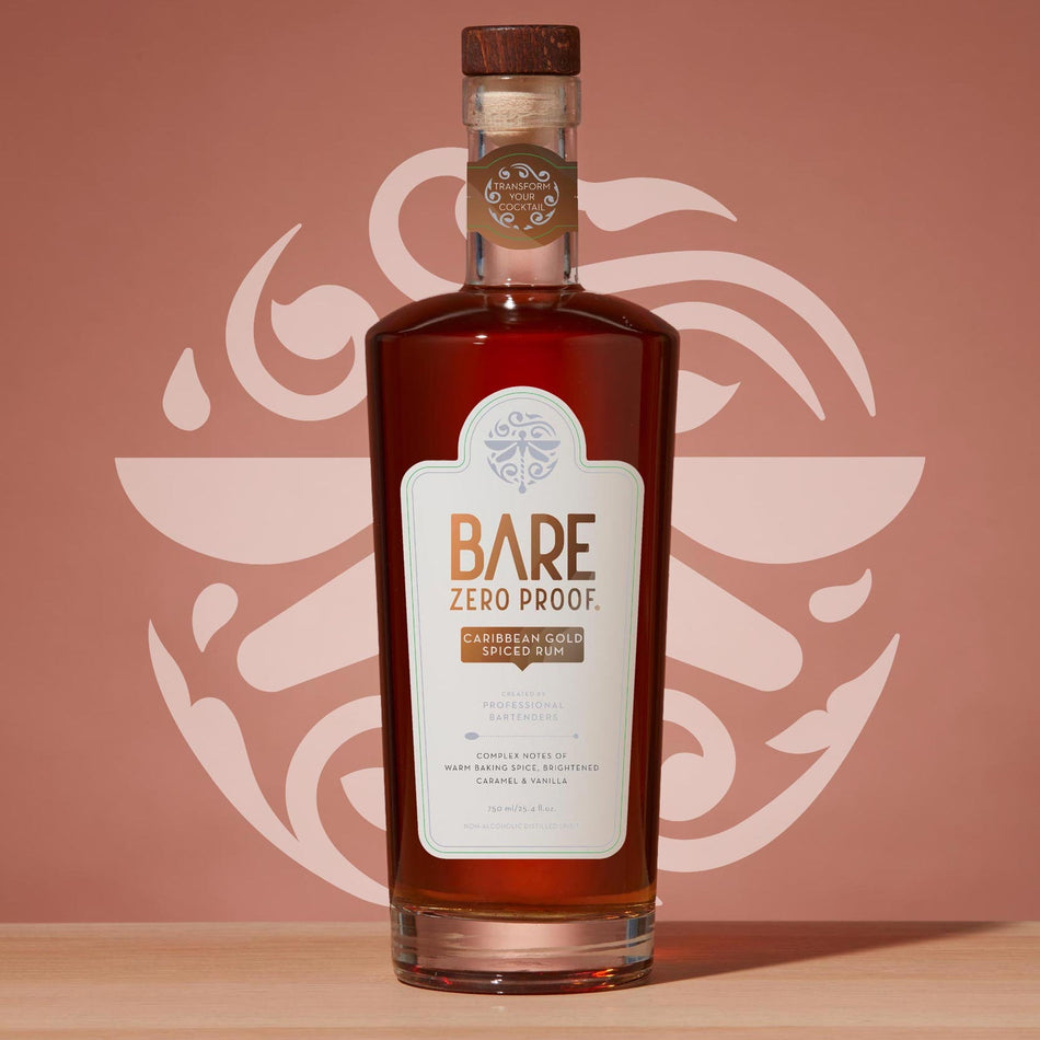 BARE ZERO PROOF Caribbean Gold Spiced Rum