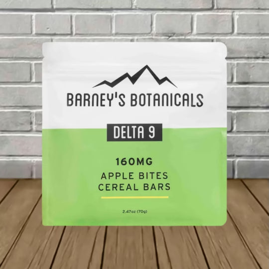 Barney’s Botanicals Delta-9 THC Cereal Bars 160mg