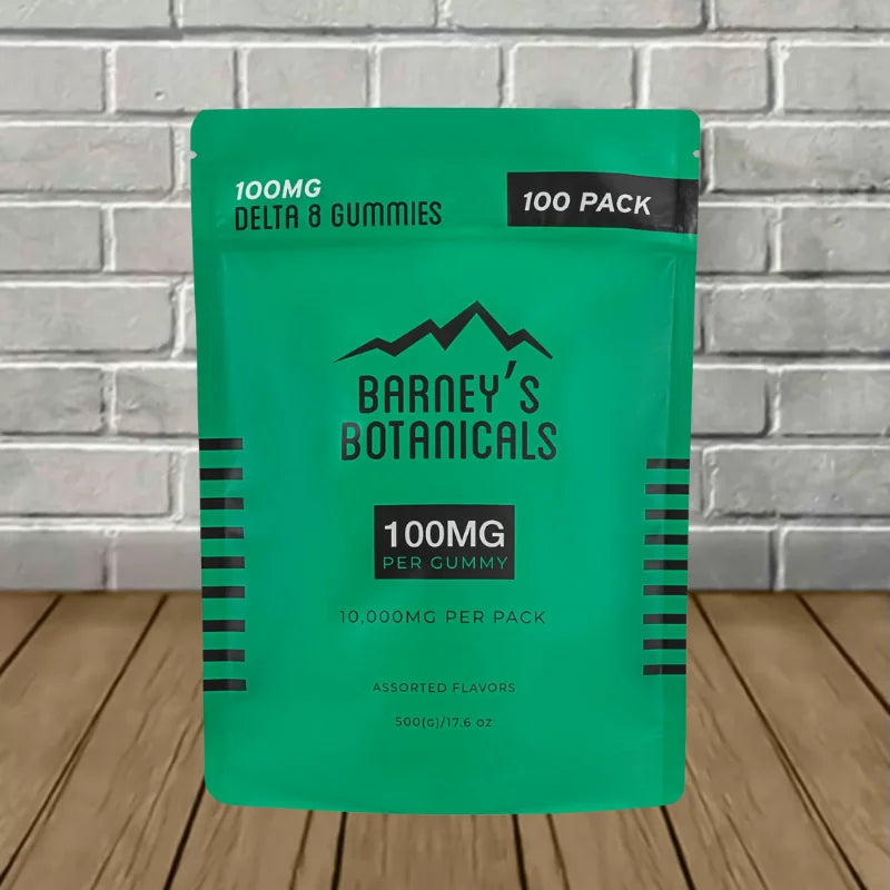 Barney’s Delta 8 THC 100mg 100ct Bag