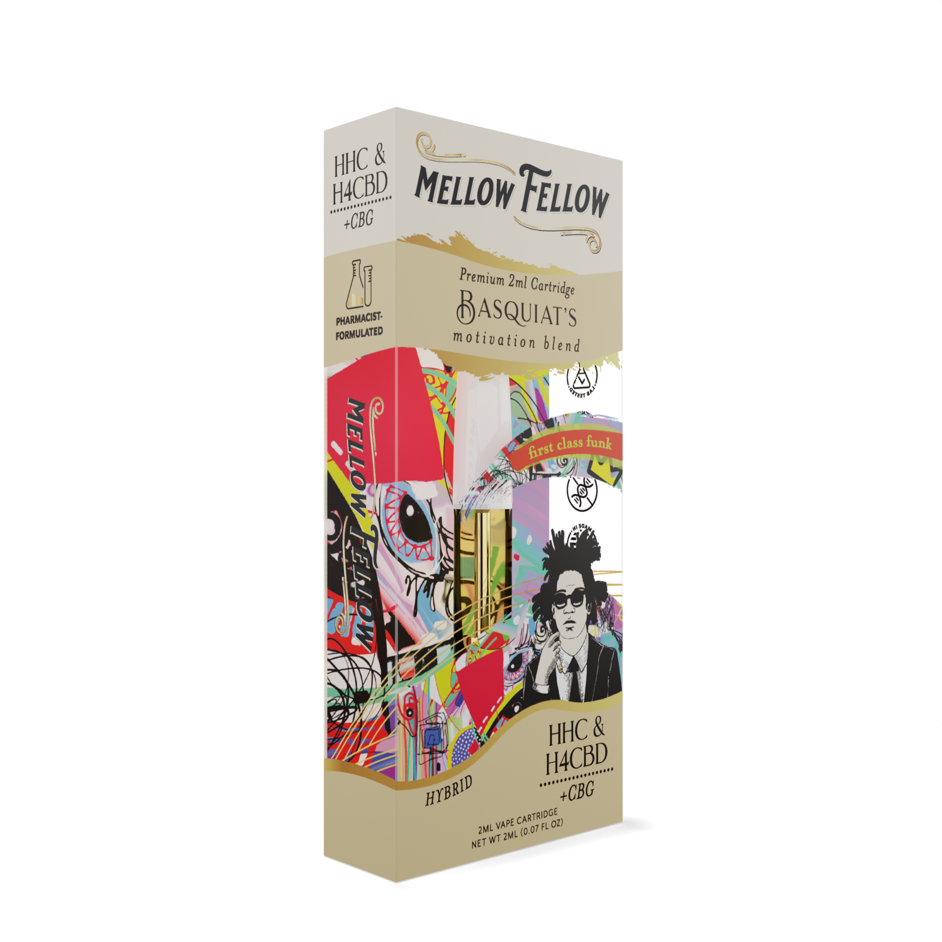 Mellow Fellow Basquiat's Motivation Blend 2ml Vape Cartridge Best Sales Price - Vape Cartridges