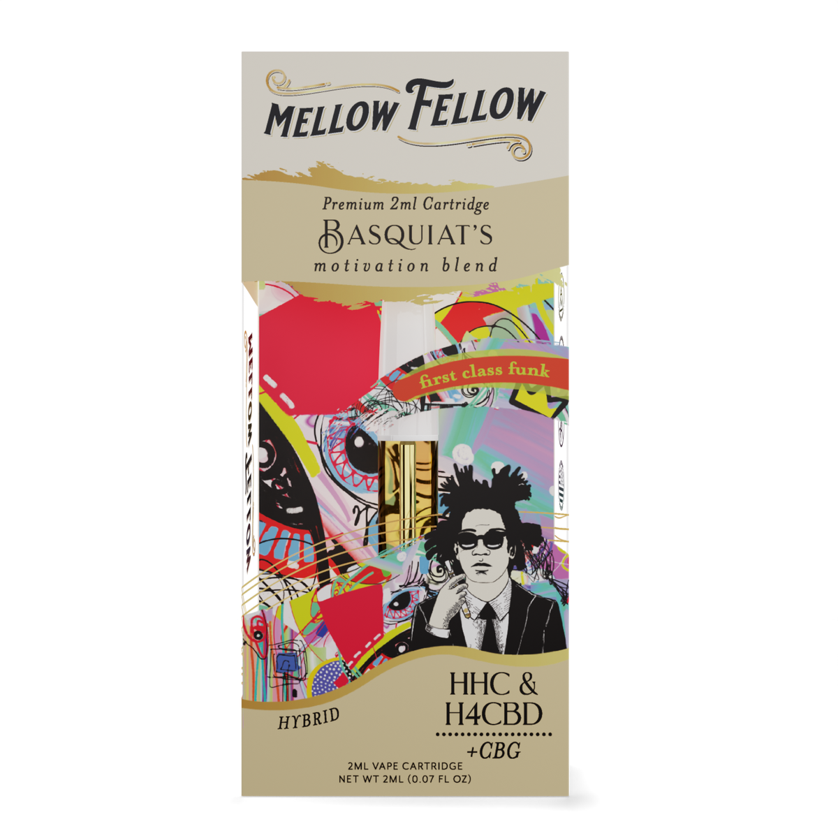 Mellow Fellow Basquiat's Motivation Blend 2ml Vape Cartridge Best Sales Price - Vape Cartridges
