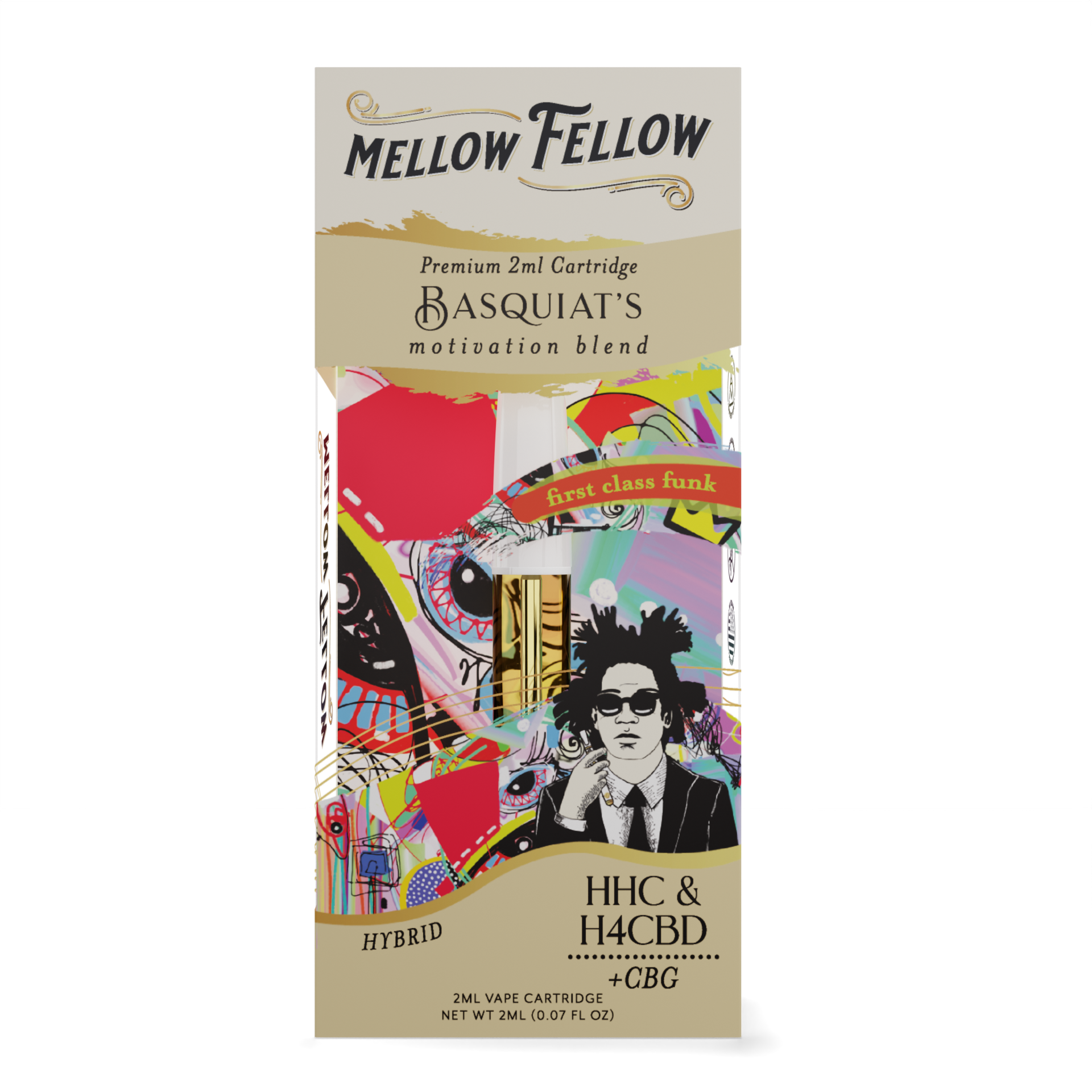 Mellow Fellow Basquiat's Motivation Blend 2ml Vape Cartridge Best Sales Price - Vape Cartridges
