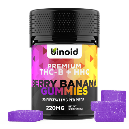 THC-B + HHC Gummies – Berry Banana (RELEASE SALE) Best Sales Price - Gummies