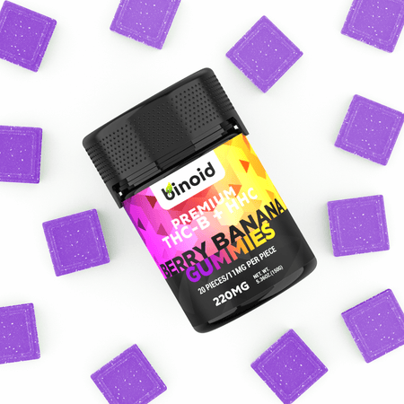 THC-B + HHC Gummies – Berry Banana (RELEASE SALE) Best Sales Price - Gummies