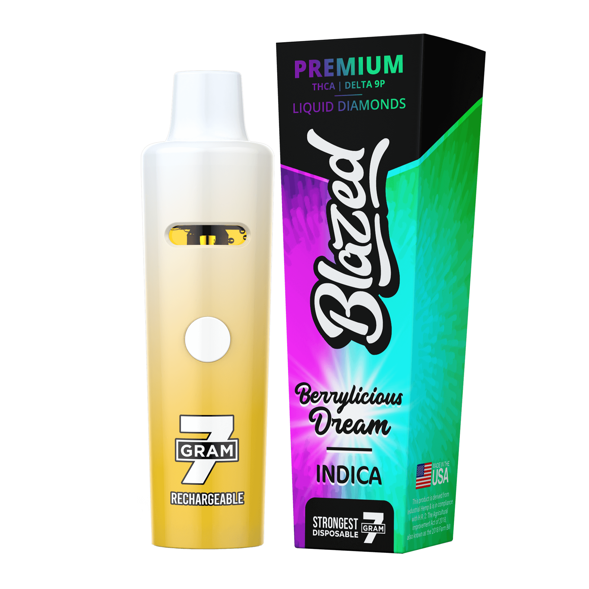 Blazed 7 Gram THCA + Delta 9B Disposable Vape Best Sales Price - Vape Pens