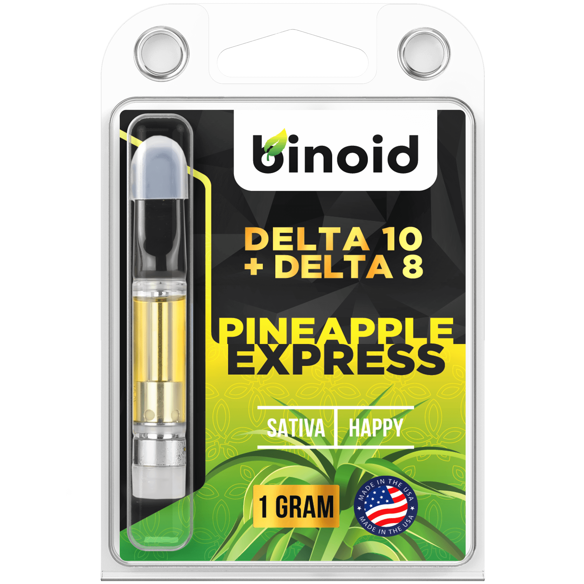 Binoid Delta 10 THC Vape Cartridge - Pineapple Express Best Sales Price - Vape Cartridges