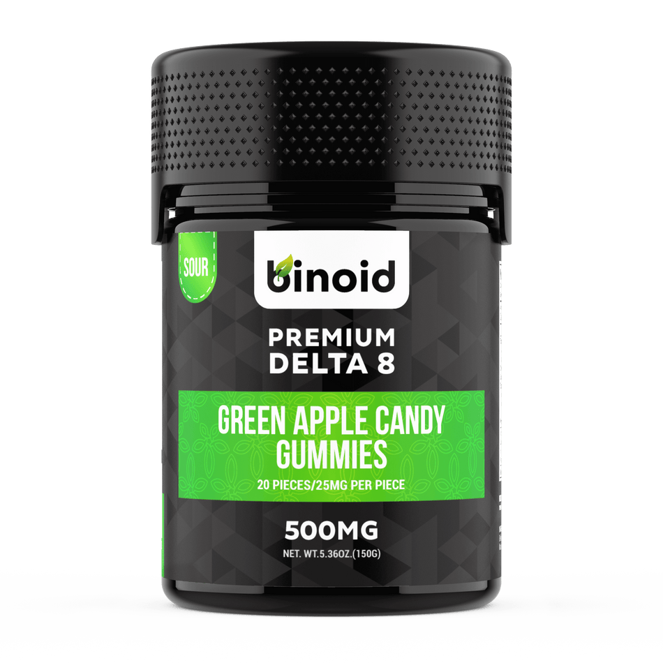 Binoid Delta 8 THC Gummies - Green Apple Candy Best Sales Price - Gummies