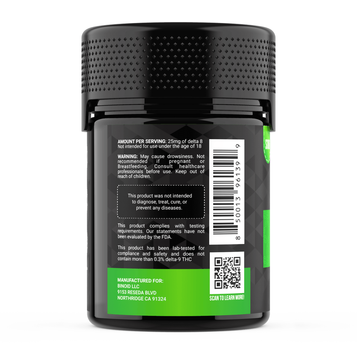 Binoid Delta 8 THC Gummies - Green Apple Candy Best Sales Price - Gummies