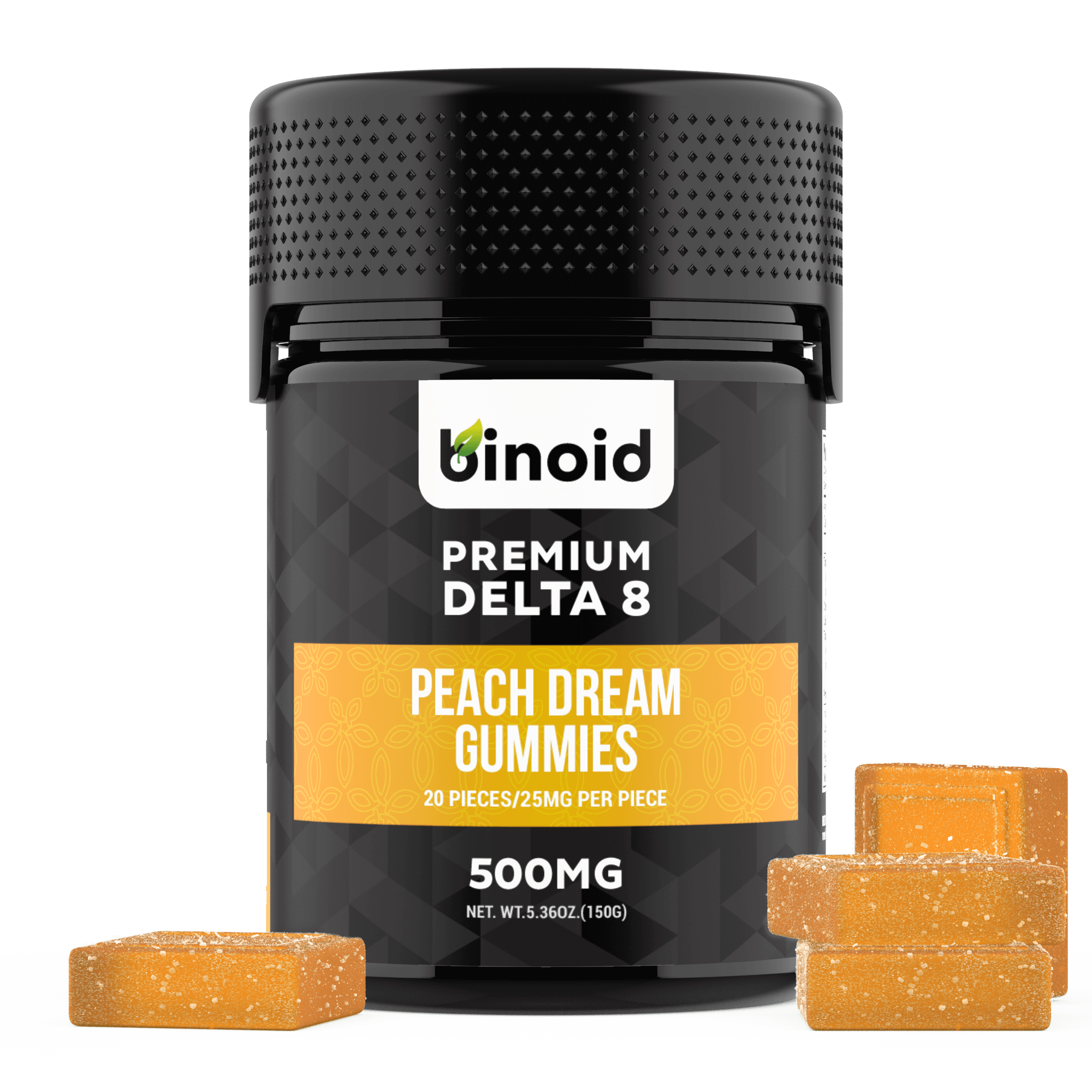 Binoid Delta 8 THC Gummies - Peach Dream Best Sales Price - Gummies