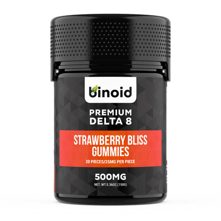 Binoid Delta 8 THC Gummies - Strawberry Bliss Best Sales Price - Gummies