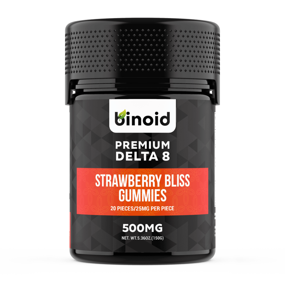 Binoid Delta 8 THC Gummies - Strawberry Bliss Best Sales Price - Gummies