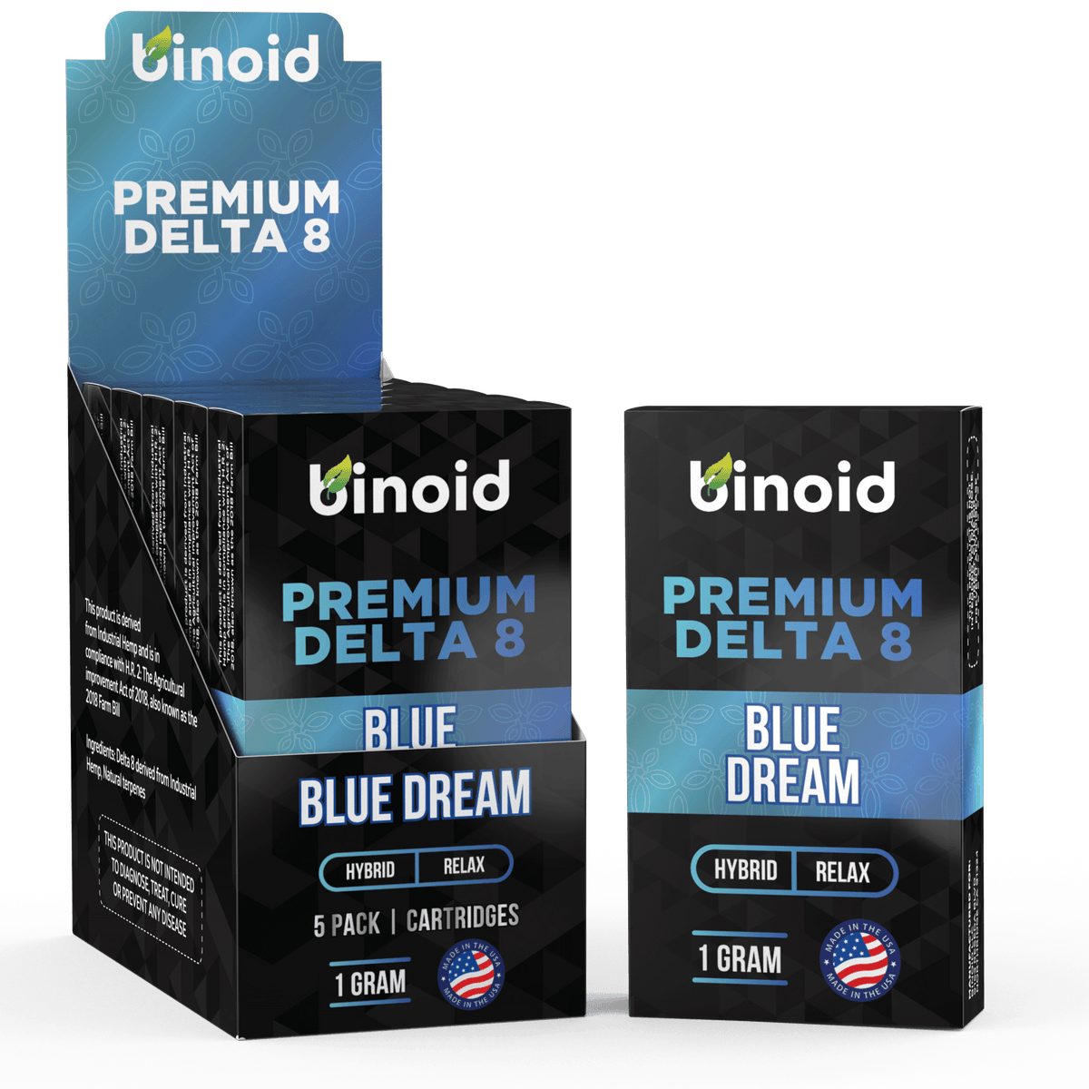 Binoid Delta 8 THC Vape Cartridge - Blue Dream Best Sales Price - Vape Cartridges
