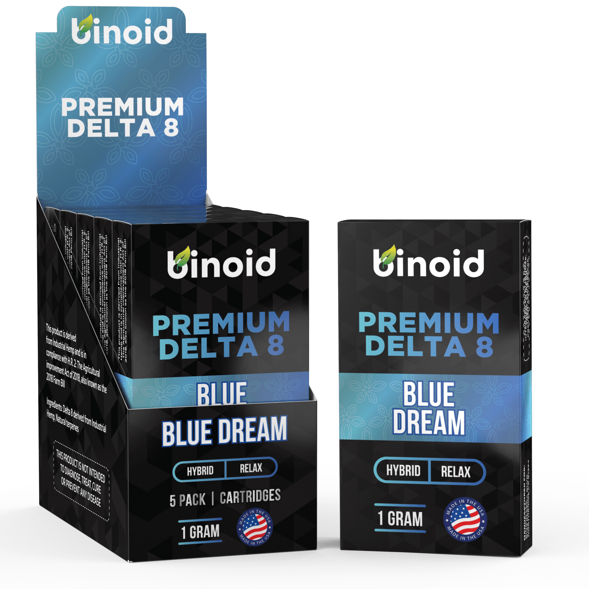 Binoid Delta 8 THC Vape Cartridge - Blue Dream Best Sales Price - Vape Cartridges