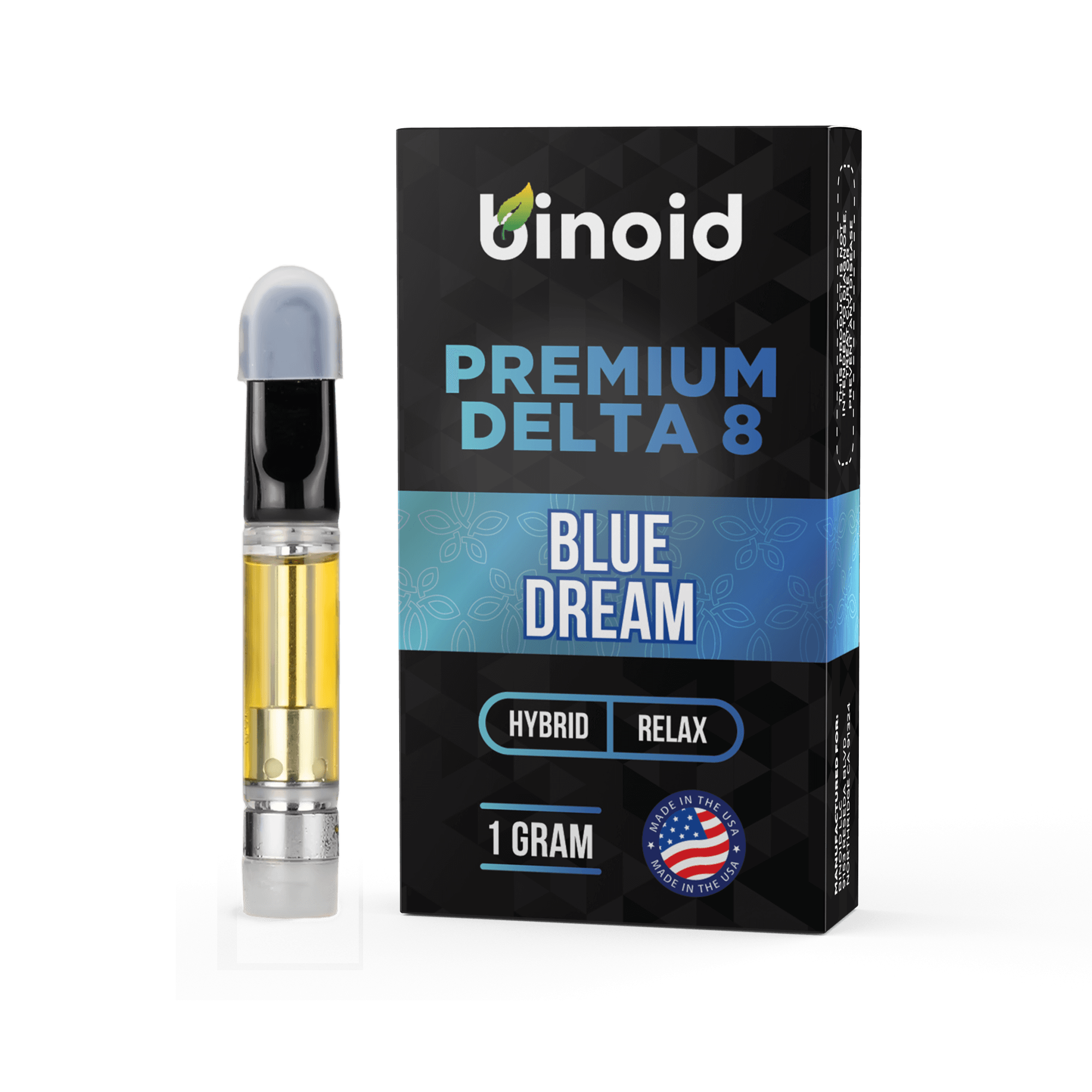 Binoid Delta 8 THC Vape Cartridge - Blue Dream Best Sales Price - Vape Cartridges