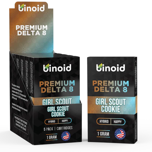 Binoid Delta 8 THC Vape Cartridge Girl Scout Cookie Best Sales Price - Vape Cartridges