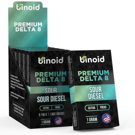 Binoid Delta 8 THC Vape Cartridge Sour Diesel Best Sales Price - Vape Cartridges
