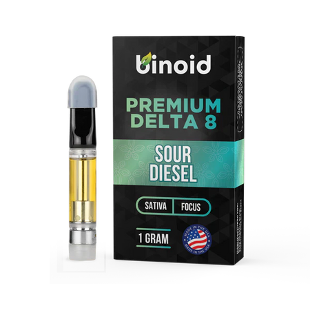 Binoid Delta 8 THC Vape Cartridge Sour Diesel Best Sales Price - Vape Cartridges