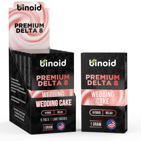 Binoid Delta 8 THC Vape Cartridge - Wedding Cake Best Sales Price - Vape Cartridges