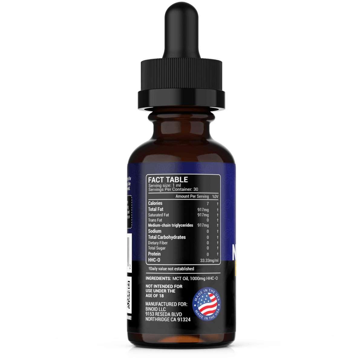 Binoid HHC-O Tincture - 1000mg Best Sales Price - Tincture Oil