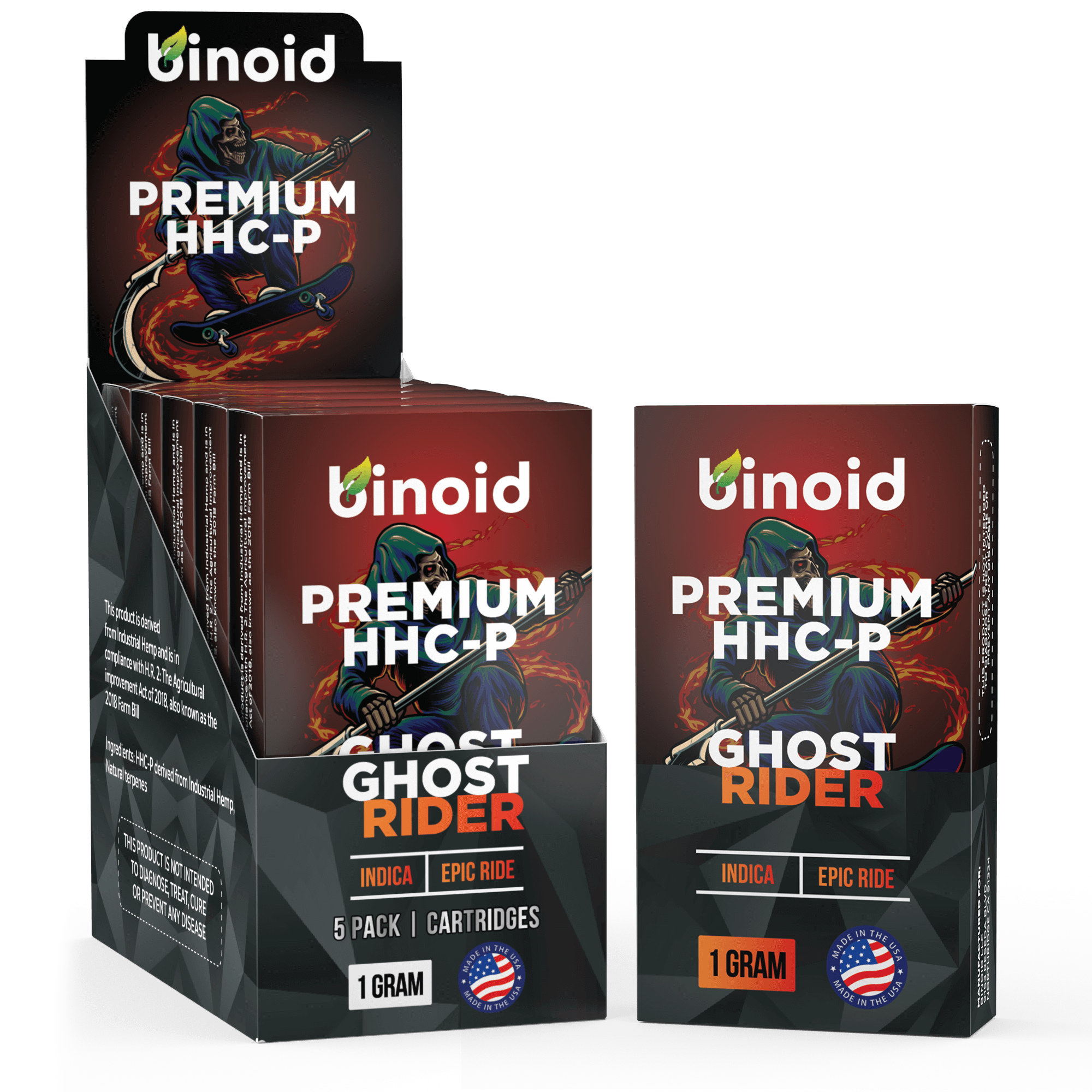 Binoid HHC-P Vape Cartridge - Ghost Rider Best Sales Price - Vape Cartridges