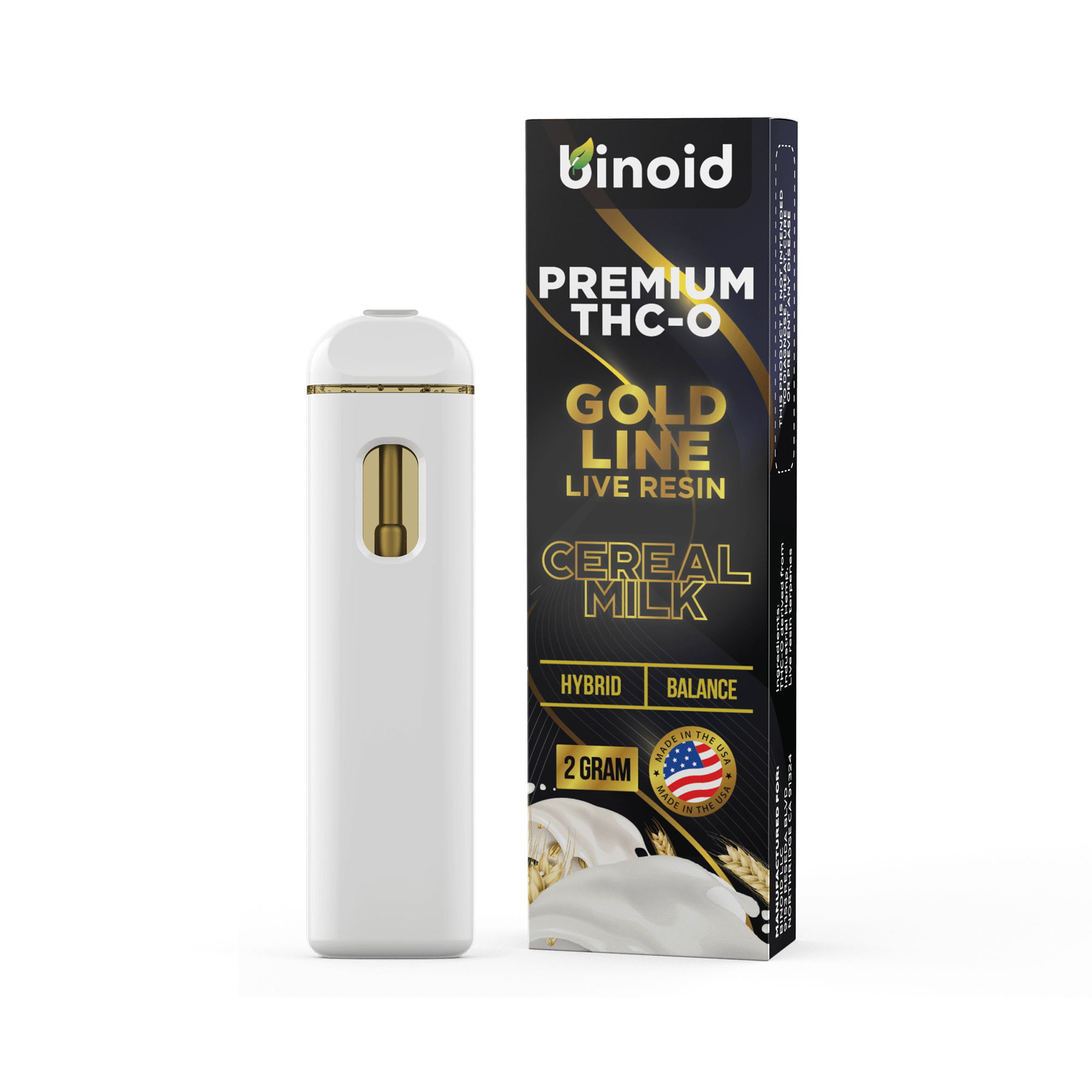 Binoid Live Resin Rechargeable Disposable (2g) Best Sales Price - Vape Pens