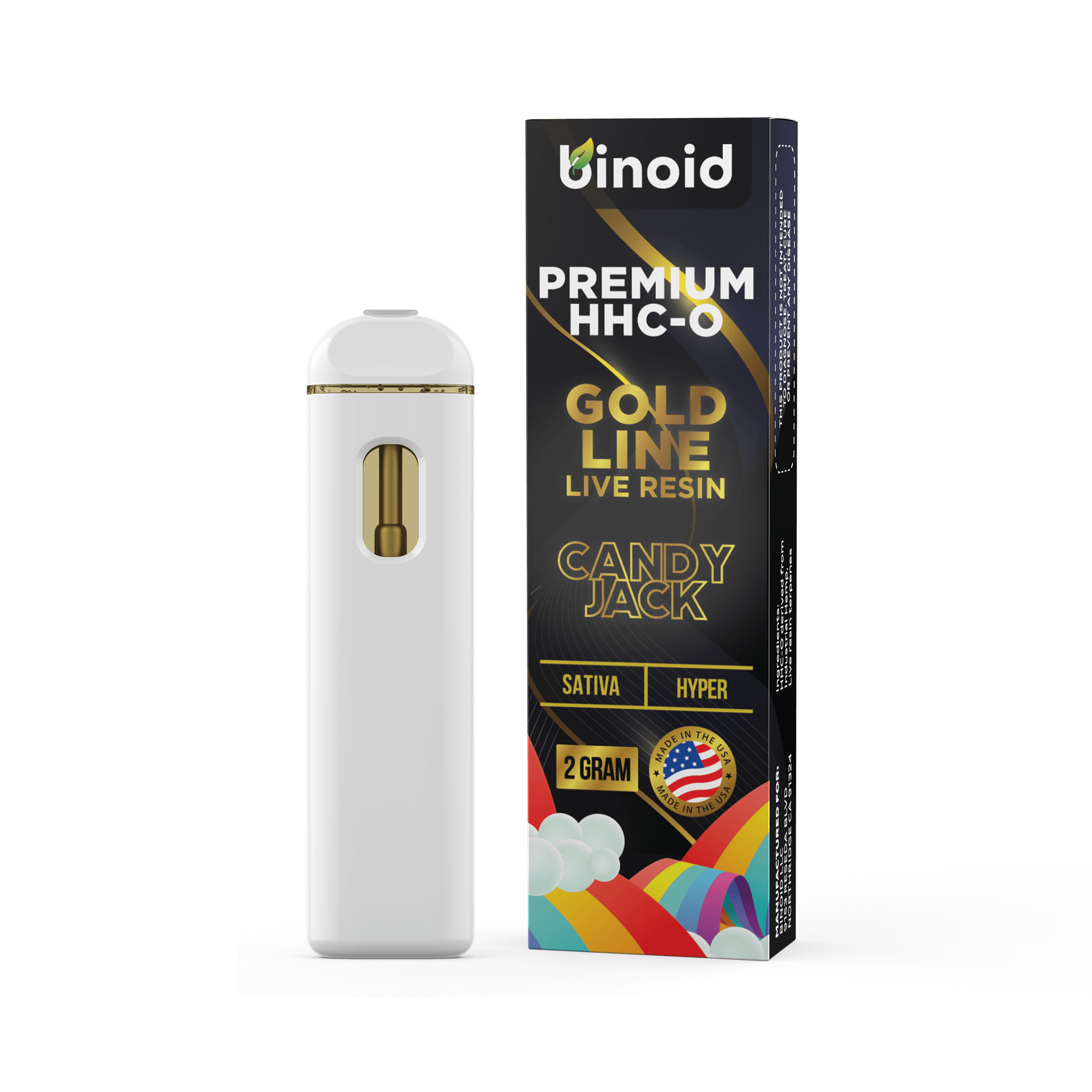 Binoid Live Resin Rechargeable Disposable (2g) Best Sales Price - Vape Pens