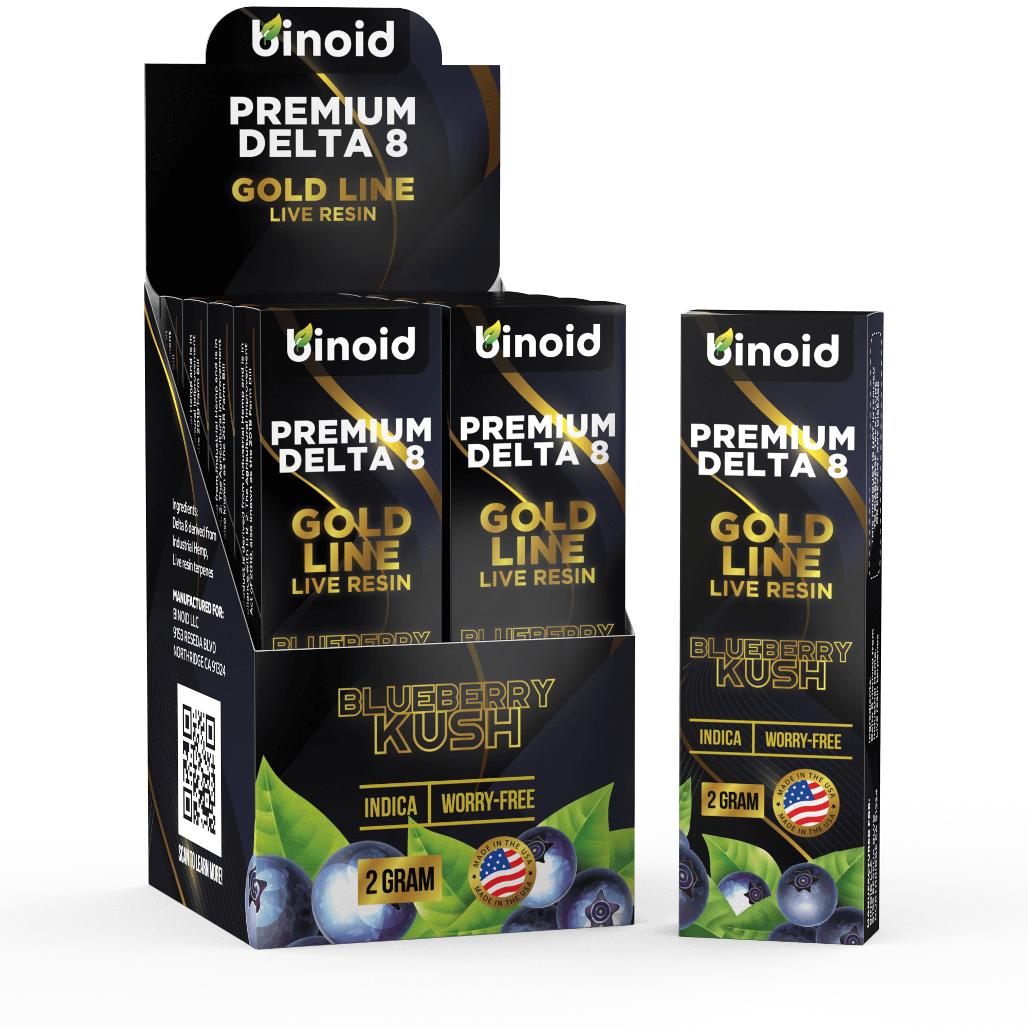 Binoid Live Resin Rechargeable Disposable (2g) Best Sales Price - Vape Pens