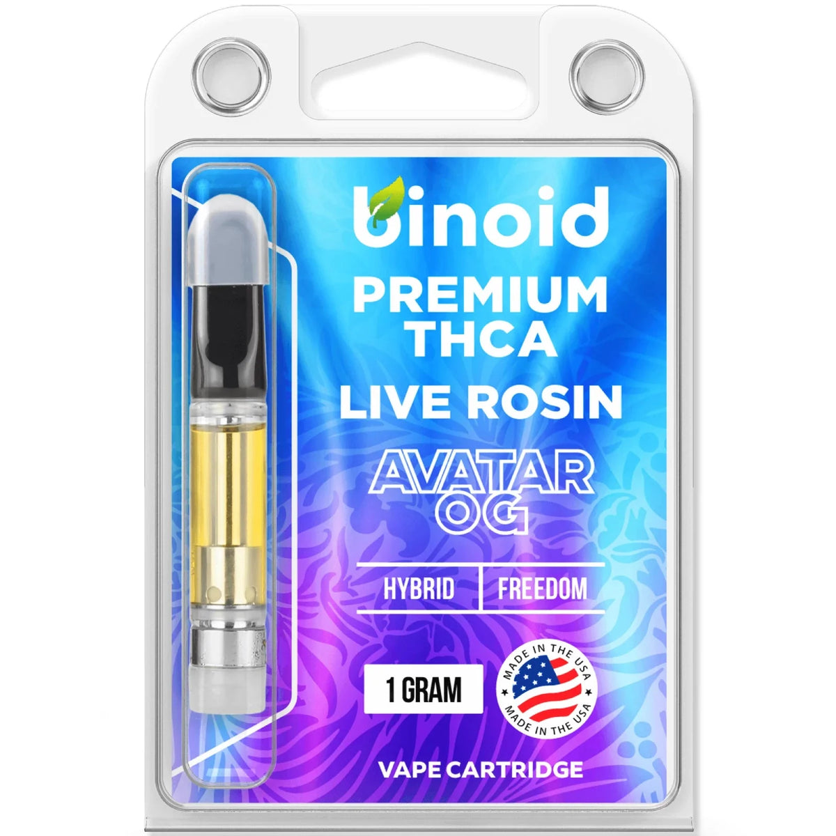 Binoid Premium THCA Live Rosin 510 Cartridges (1g) Best Sales Price - Vape Cartridges