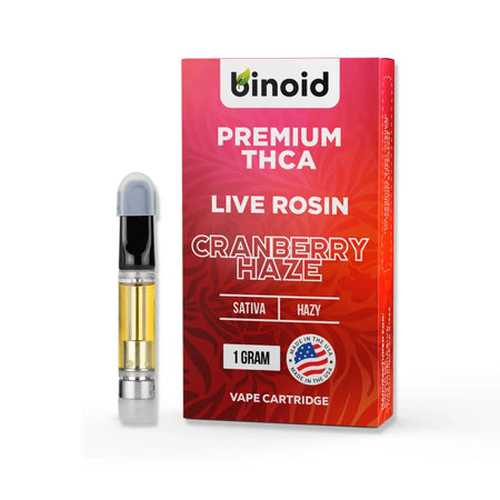 Binoid Premium THCA Live Rosin 510 Cartridges (1g) Best Sales Price - Vape Cartridges
