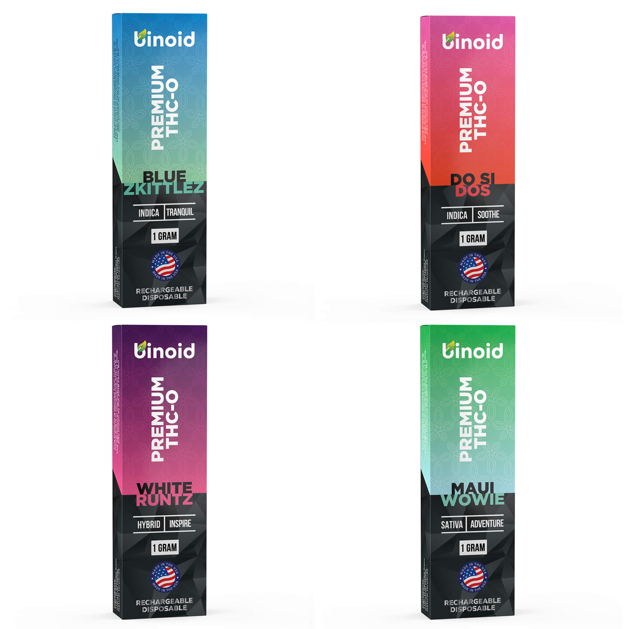 Binoid THC-O Rechargeable Disposable Vapes - Bundle Best Sales Price - Vape Pens