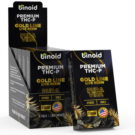 Binoid THC-P Live Resin Vape Cartridge - Pura Vida Best Sales Price - Vape Cartridges