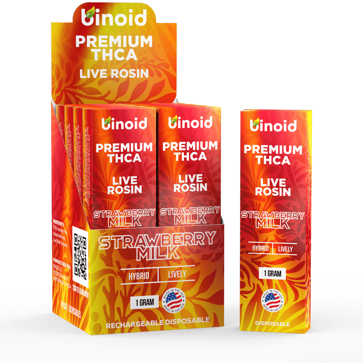 Binoid 1 Gram THCA Disposable Vapes – Live Rosin Best Sales Price - Vape Pens