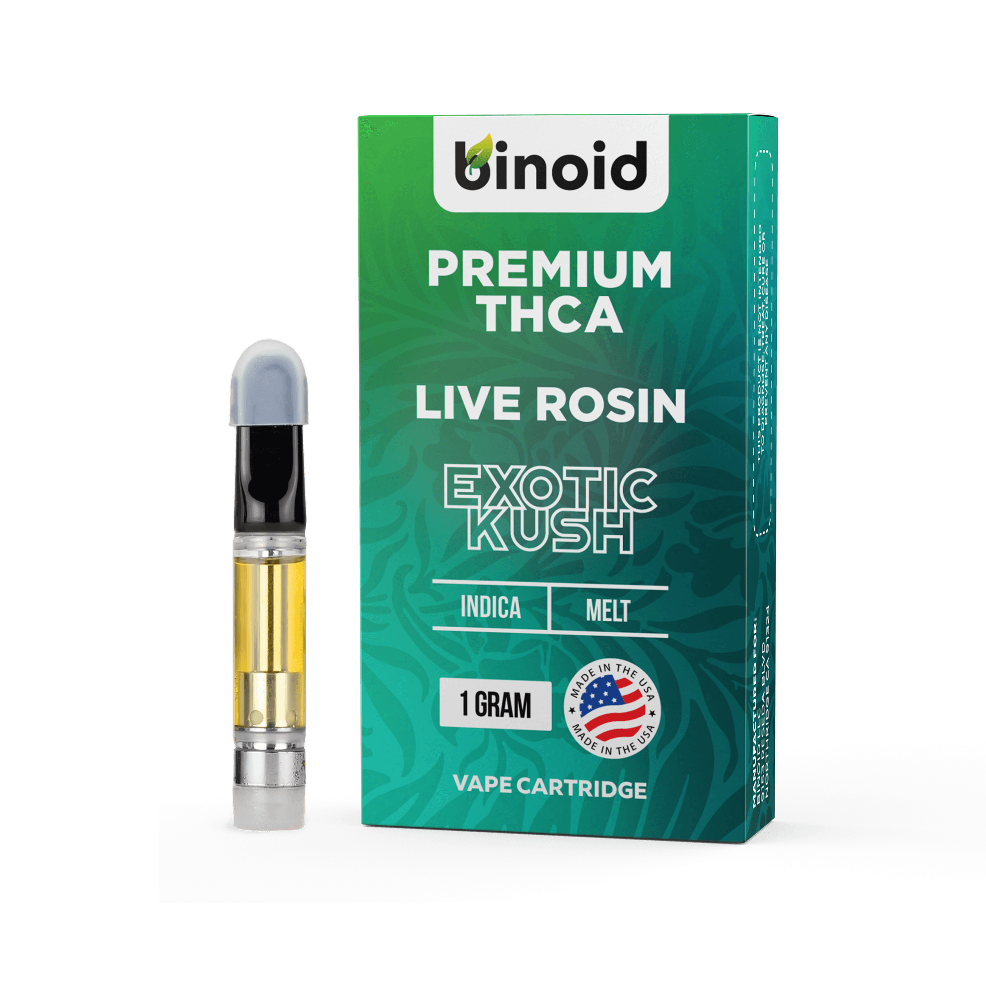 Binoid THCA Vape Cartridge - Live Rosin Best Sales Price - Vape Cartridges