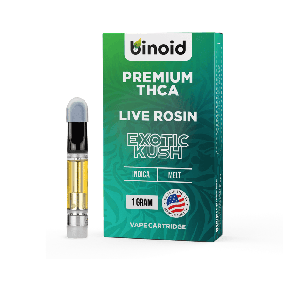 Binoid THCA Vape Cartridge - Live Rosin Best Sales Price - Vape Cartridges