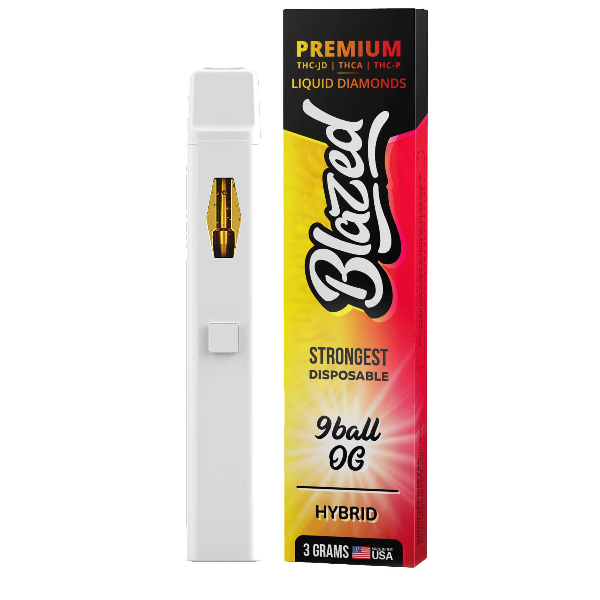 THCA + Delta 9P 3 Gram Disposable – Blazed Best Sales Price - Vape Pens