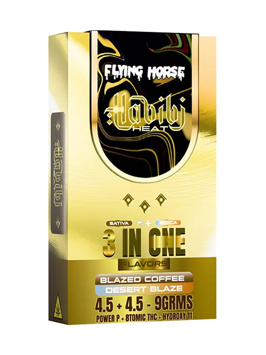 Blazed Coffee | Deser Blaze Flying Horse Habibi Heat Edition 3in1 THC Vape 9G