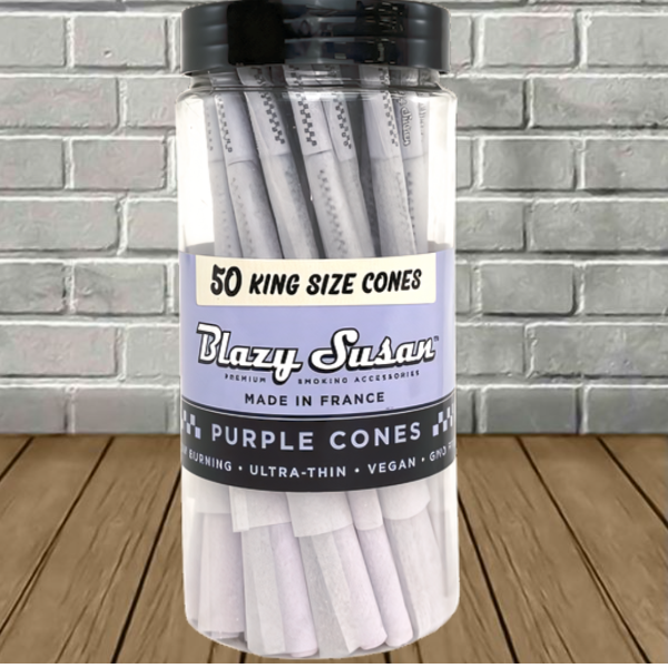 Blazy Susan King Size Pre-Rolled Cones 50ct Jar Best Sales Price - Pre-Rolls