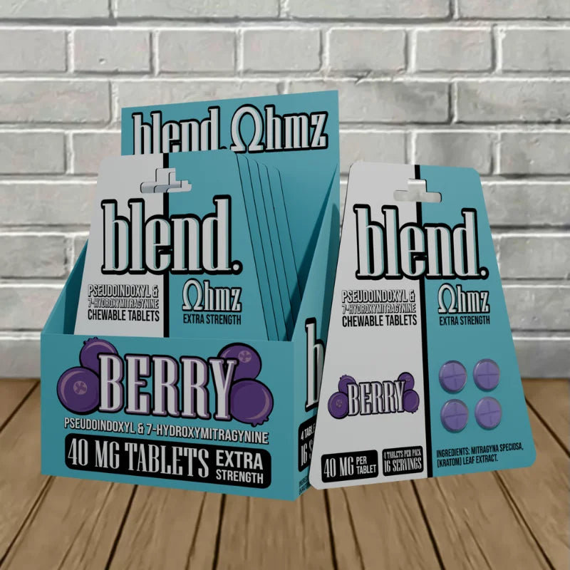 Blend Pseudo + 7-Hydroxy Tablets 40mg Bulk Case Deal