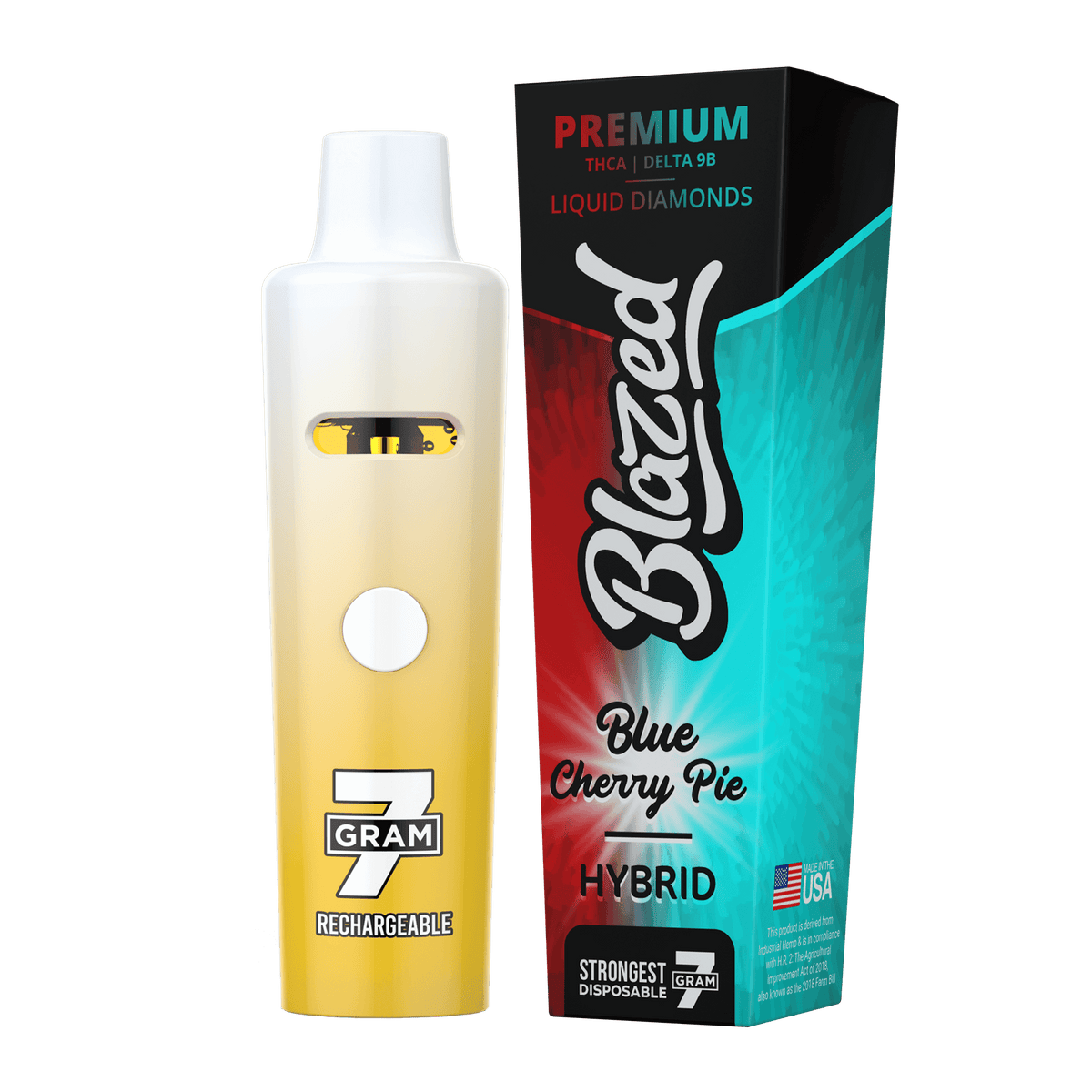 Blazed 7 Gram THCA + Delta 9B Disposable Vape Best Sales Price - Vape Pens