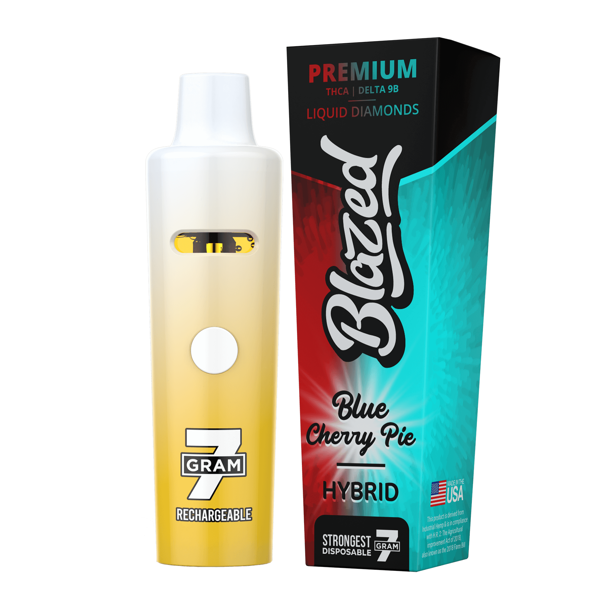 Blazed 7 Gram THCA + Delta 9B Disposable Vape Best Sales Price - Vape Pens