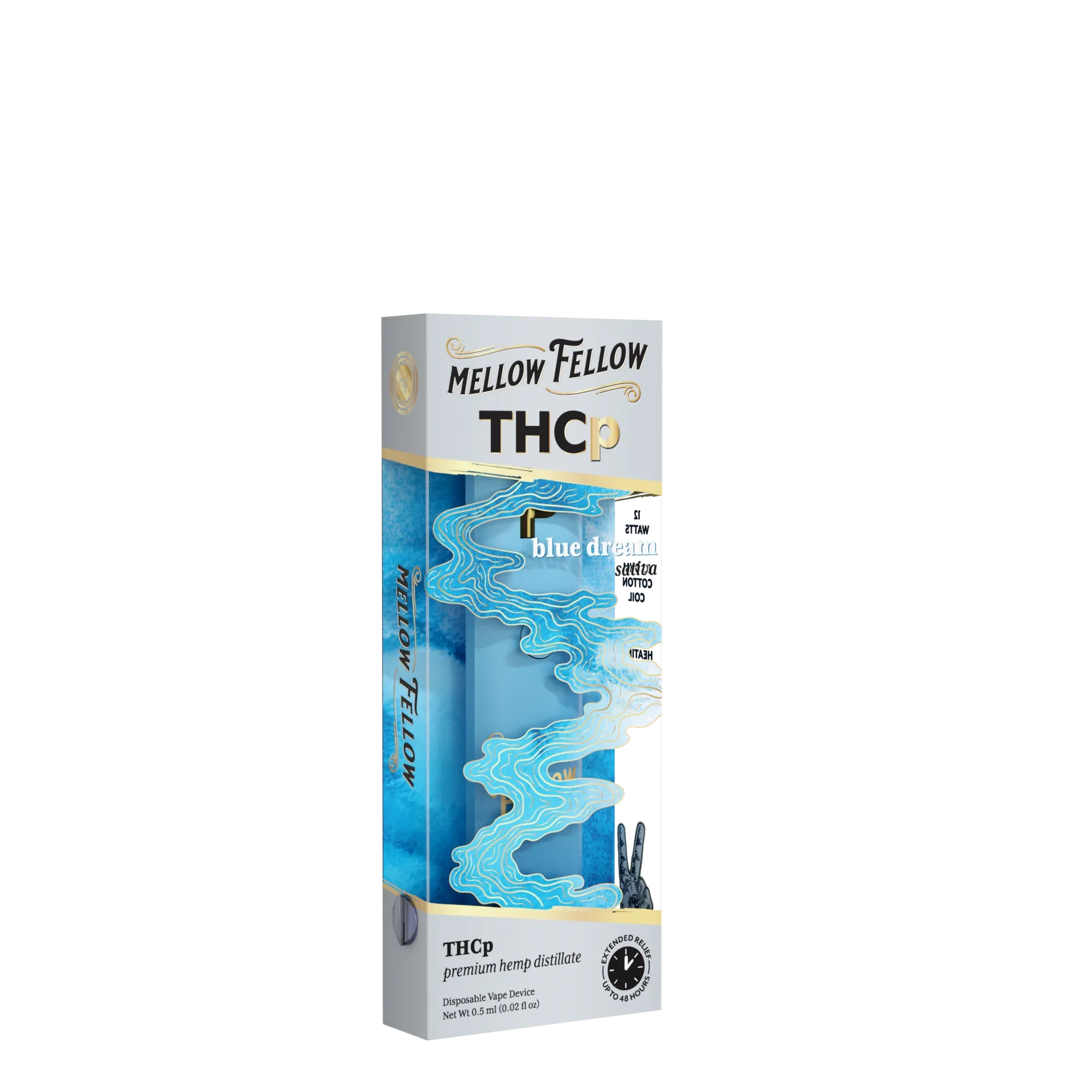 Mellow Fellow THCp 0.5g Disposable Vape - Blue Dream (Sativa) Best Sales Price - Vape Pens