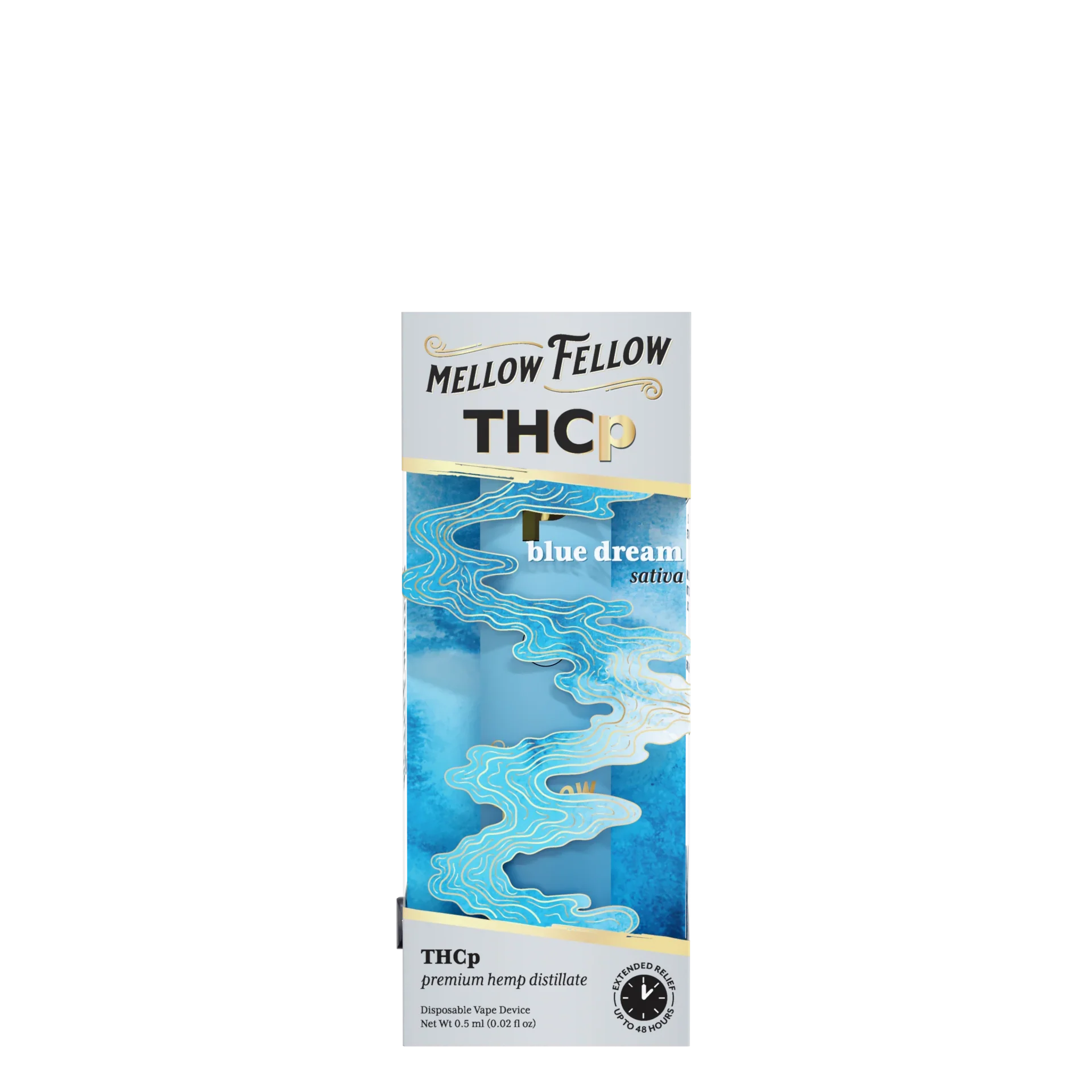 Mellow Fellow THCp 0.5g Disposable Vape - Blue Dream (Sativa) Best Sales Price - Vape Pens