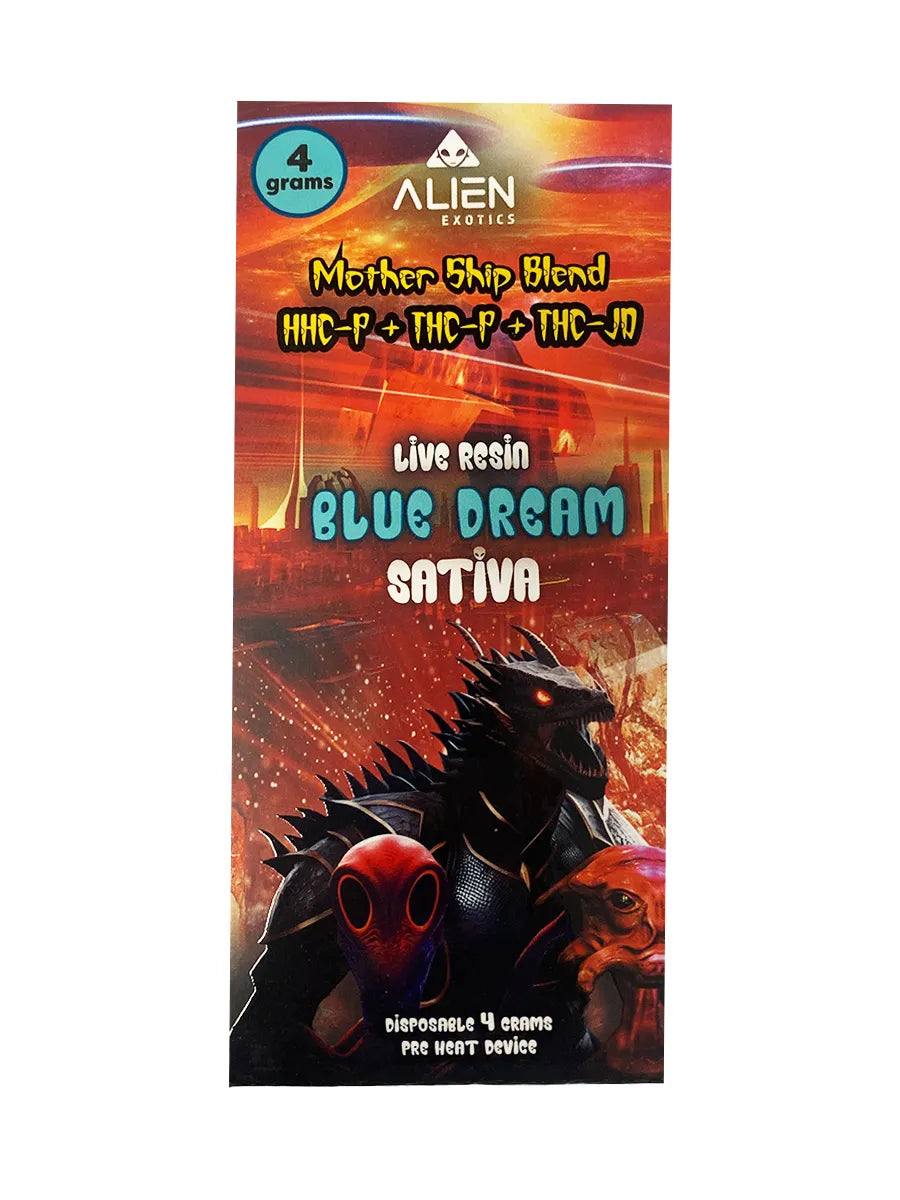 Blue Dream Alien Exotics 5Pace Craft Blend Live Resin Disposable 4G